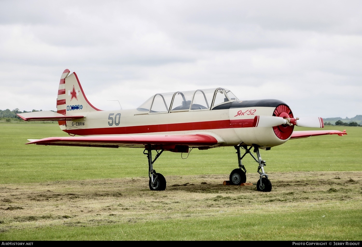 Aircraft Photo of G-CBRW | Yakovlev Yak-52 | Soviet Union - DOSAAF | AirHistory.net #693580
