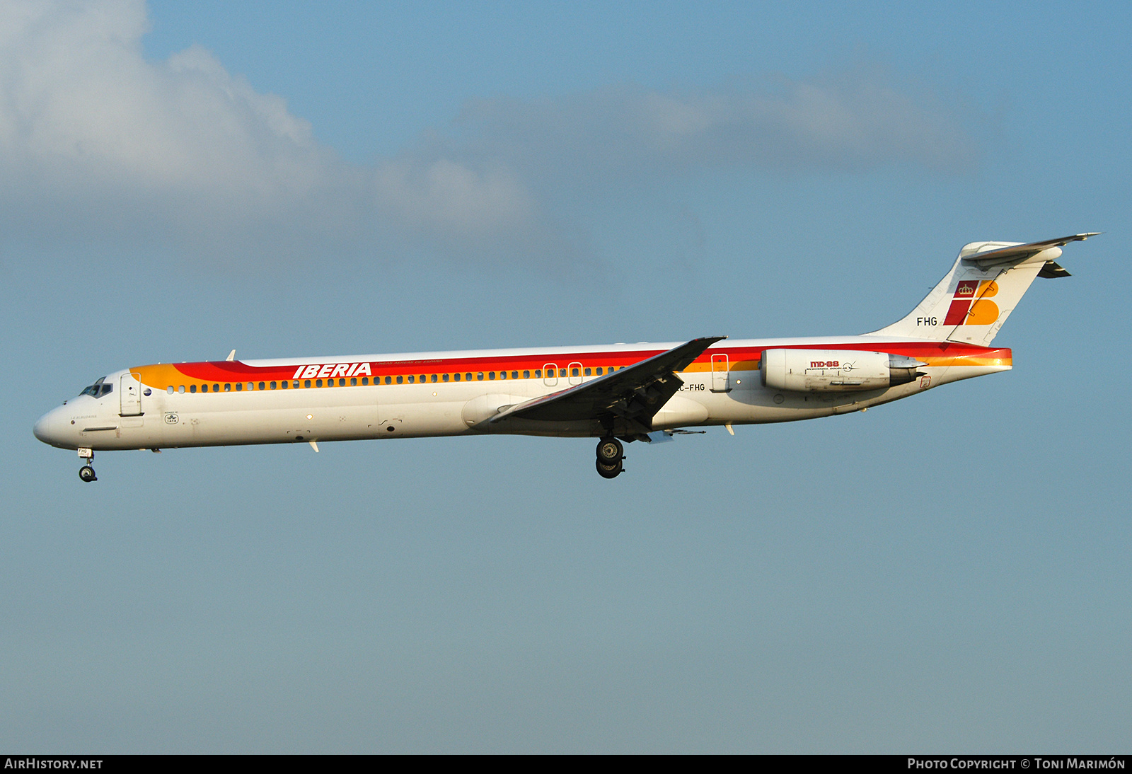 Aircraft Photo of EC-FHG | McDonnell Douglas MD-88 | Iberia | AirHistory.net #693581