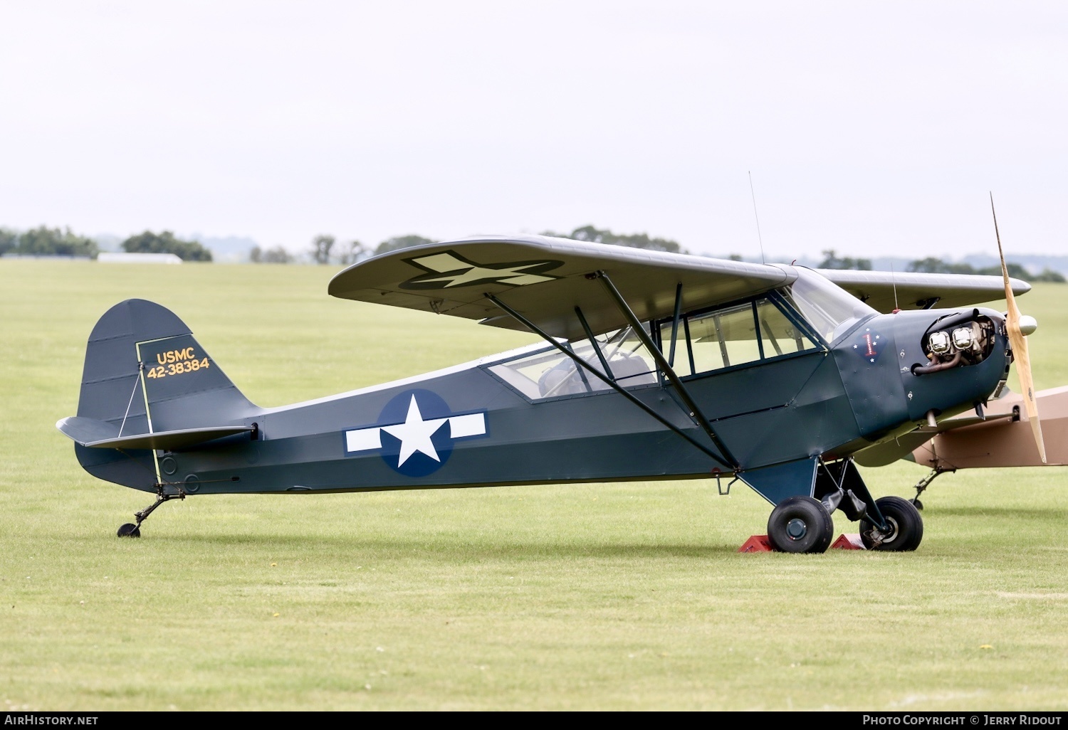 Aircraft Photo of G-BHVV / 42-38384 | Piper J-3C-65 Cub | USA - Marines | AirHistory.net #693596