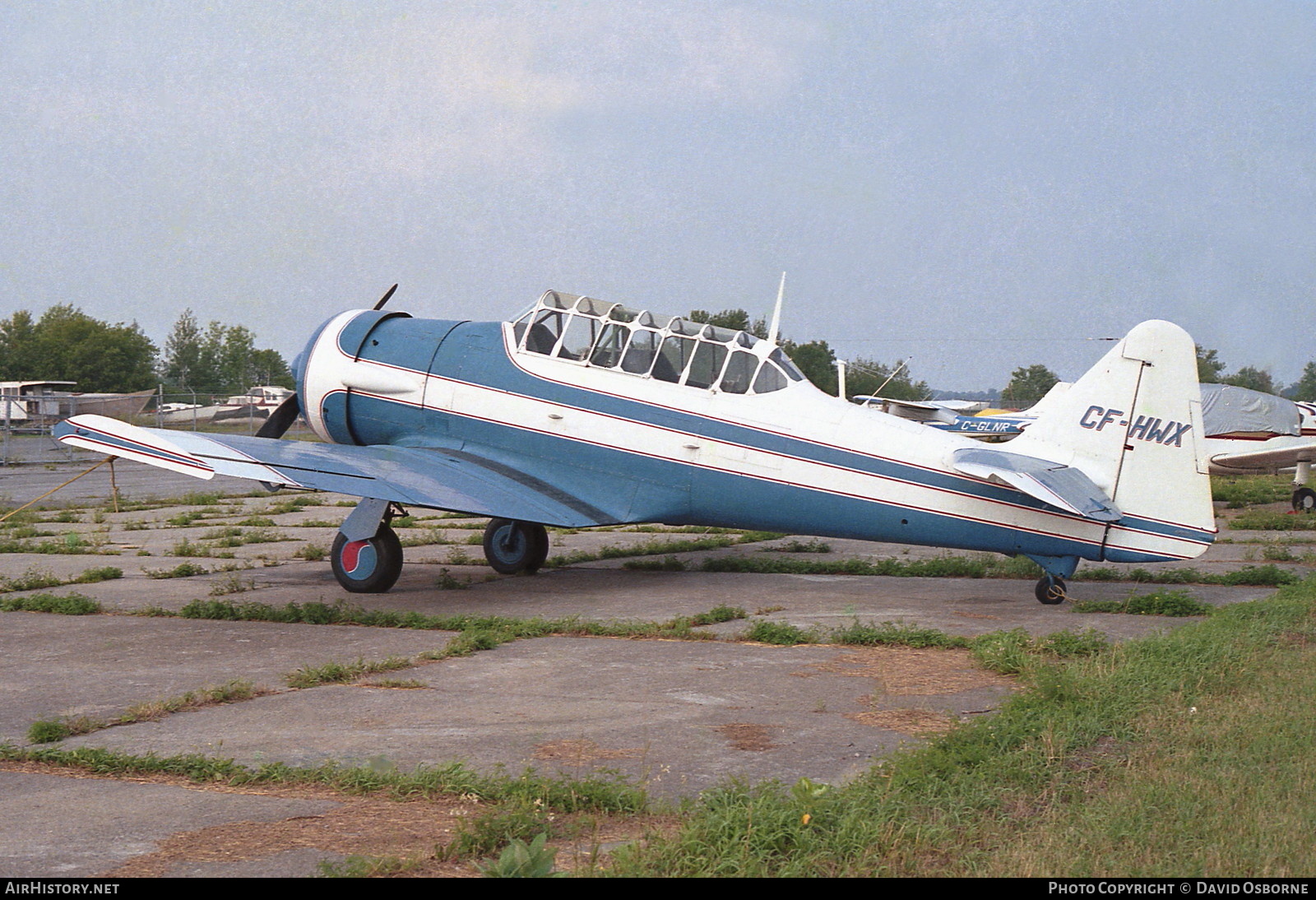 Aircraft Photo of CF-HWX | North American NA-66 Harvard II | AirHistory.net #693633