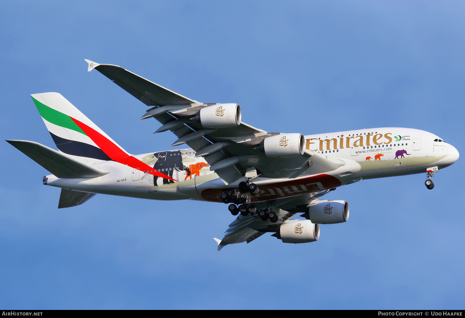 Aircraft Photo of A6-EER | Airbus A380-861 | Emirates | AirHistory.net #693641