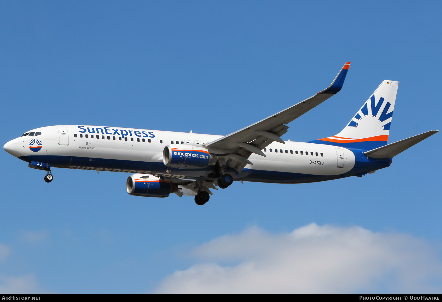 Aircraft Photo of D-ASXJ | Boeing 737-86N | SunExpress | AirHistory.net #693644