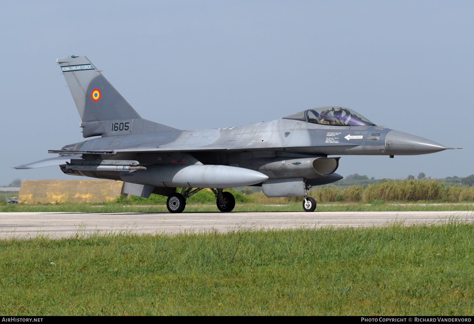 Aircraft Photo of 1605 | General Dynamics F-16AM Fighting Falcon | Romania - Air Force | AirHistory.net #693661
