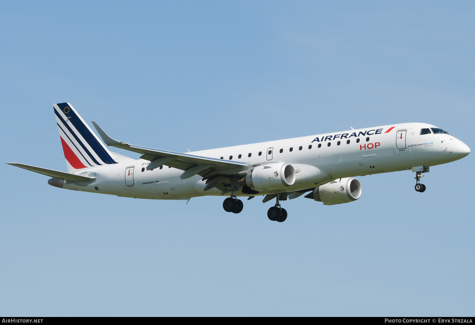 Aircraft Photo of F-HBLN | Embraer 190STD (ERJ-190-100STD) | Air France | AirHistory.net #693670