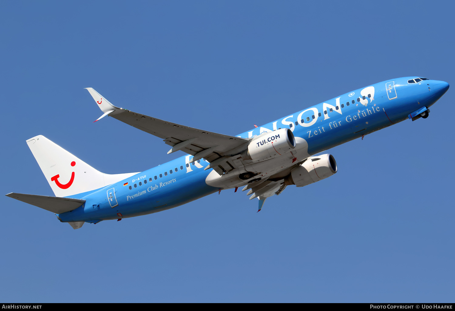 Aircraft Photo of D-ATUI | Boeing 737-8K5 | TUI | AirHistory.net #693707