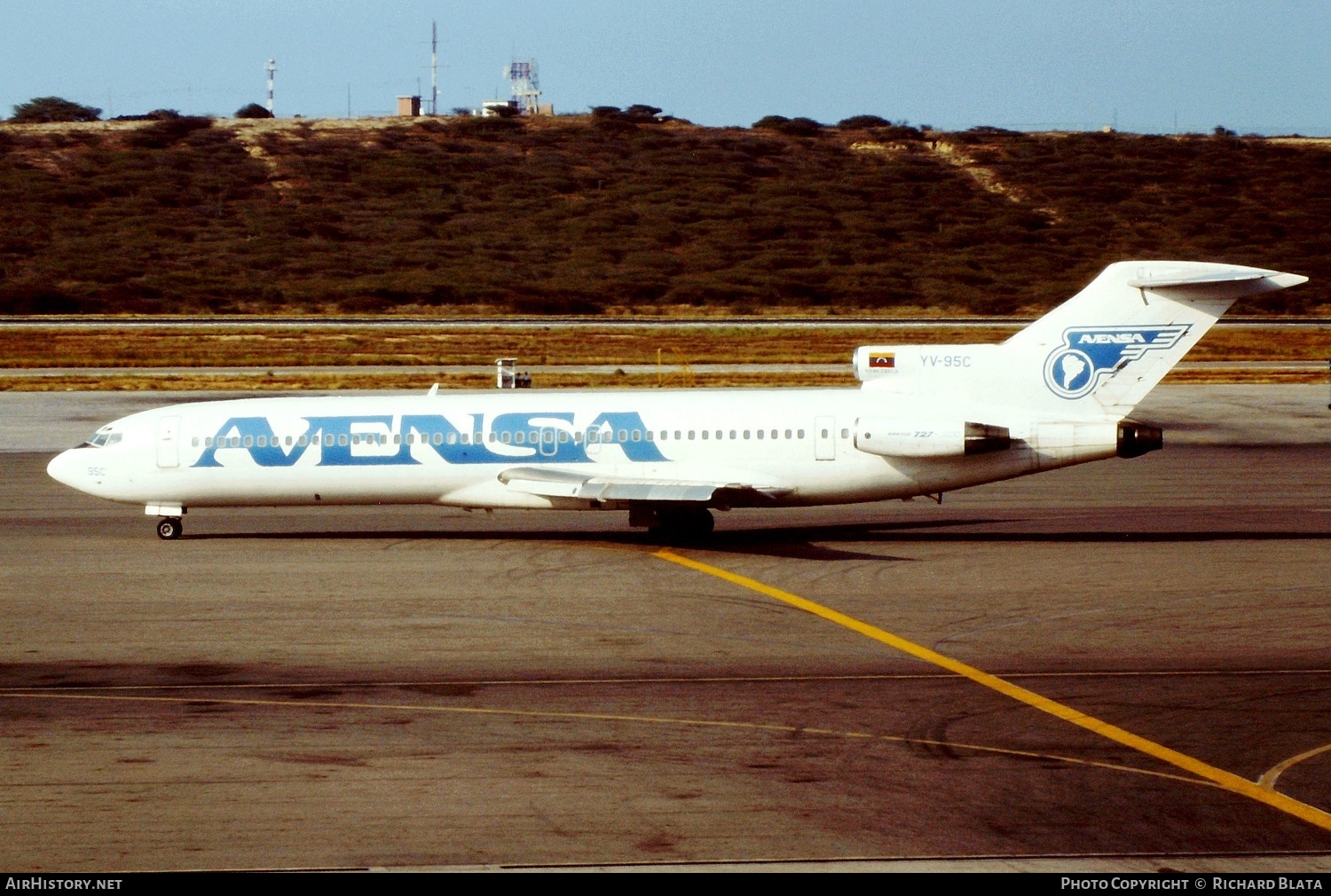 Aircraft Photo of YV-95C | Boeing 727-281/Adv | Avensa - Aerovías Venezolanas | AirHistory.net #693776