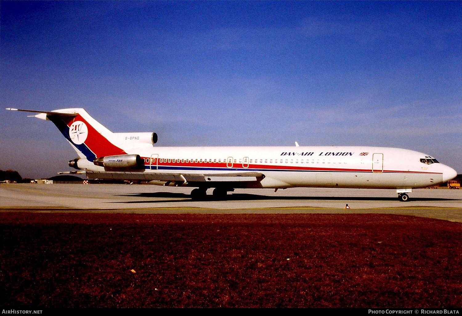 Aircraft Photo of G-BPND | Boeing 727-2D3/Adv | Dan-Air London | AirHistory.net #693778