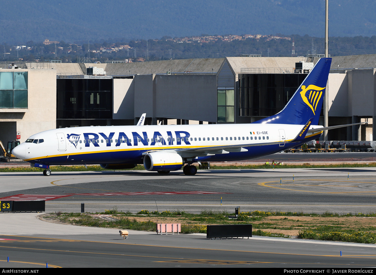 Aircraft Photo of EI-GDE | Boeing 737-800 | Ryanair | AirHistory.net #693796