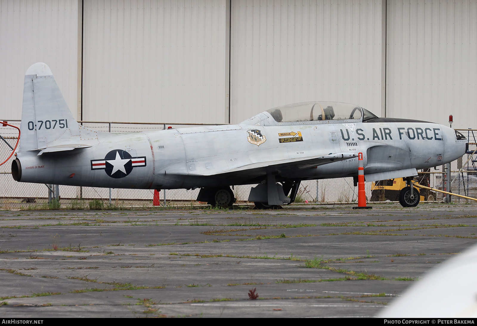 Aircraft Photo of 57-751 / 0-70751 | Lockheed T-33A | USA - Air Force | AirHistory.net #693803