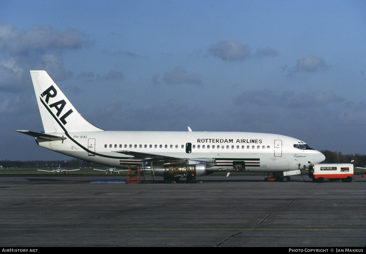 Aircraft Photo of PH-RAL | Boeing 737-2M8/Adv | Rotterdam Airlines - RAL | AirHistory.net #693810