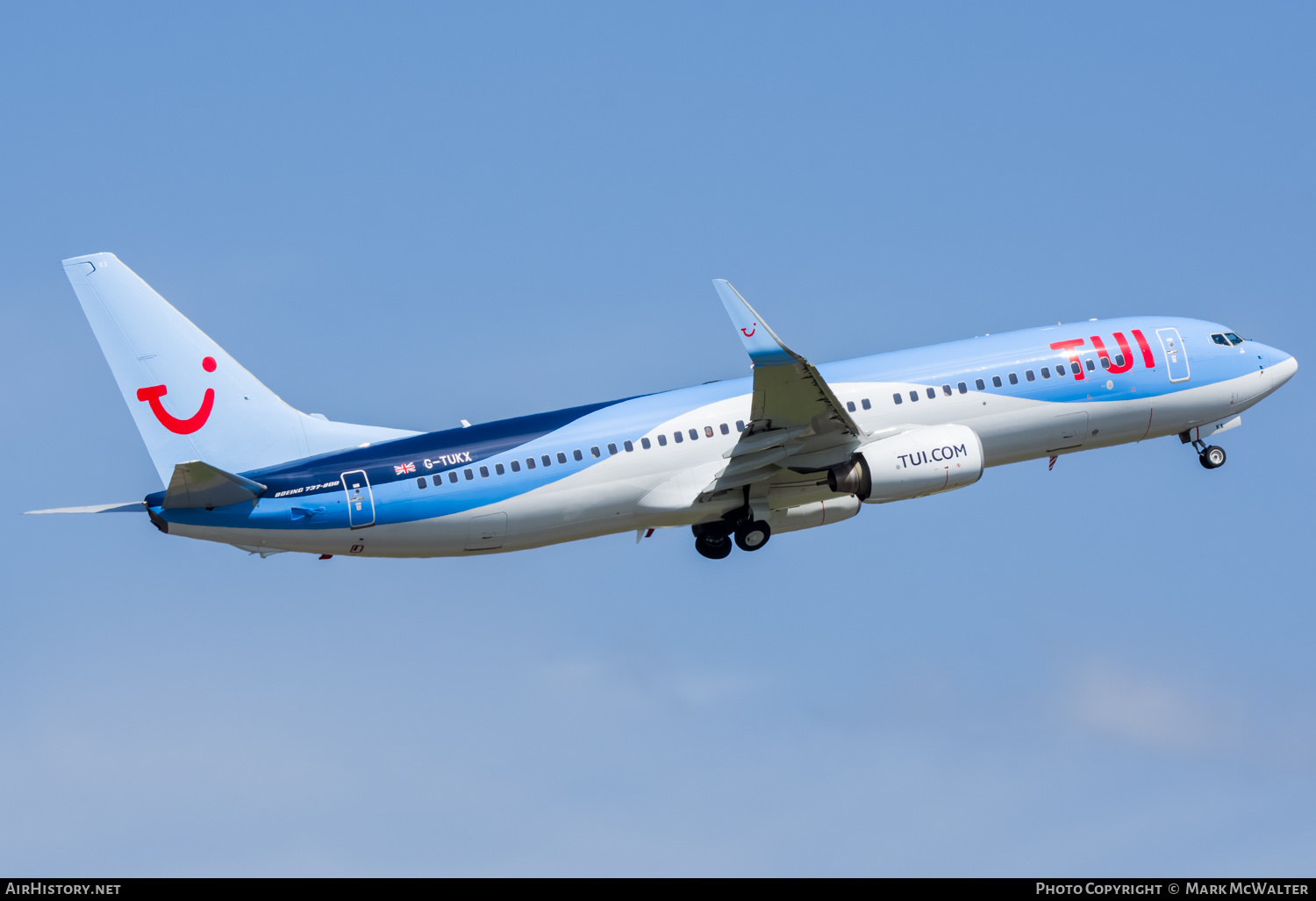 Aircraft Photo of G-TUKX | Boeing 737-8K5 | TUI | AirHistory.net #693822