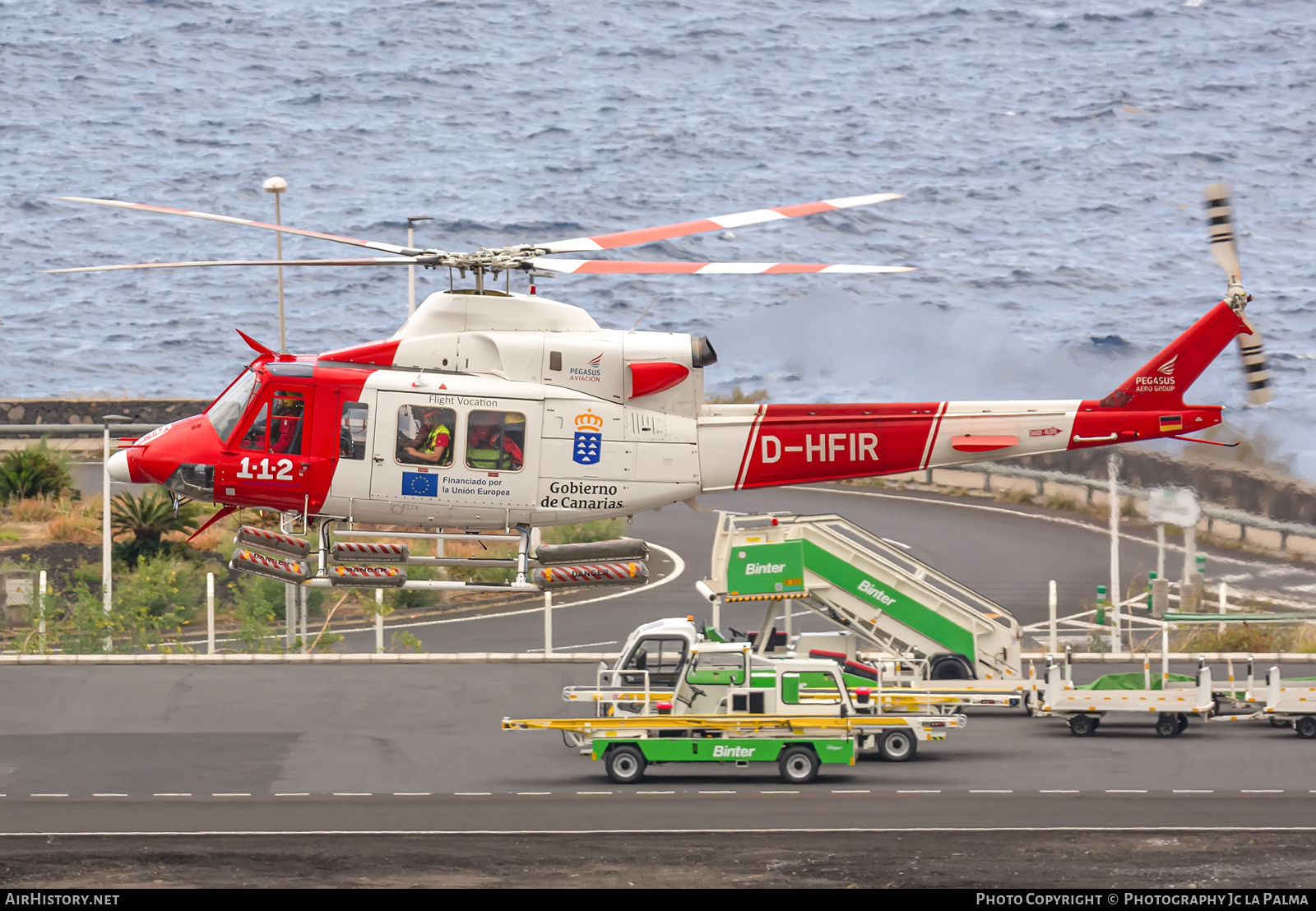 Aircraft Photo of D-HFIR | Bell 412EP | Pegasus Aviación | AirHistory.net #693865