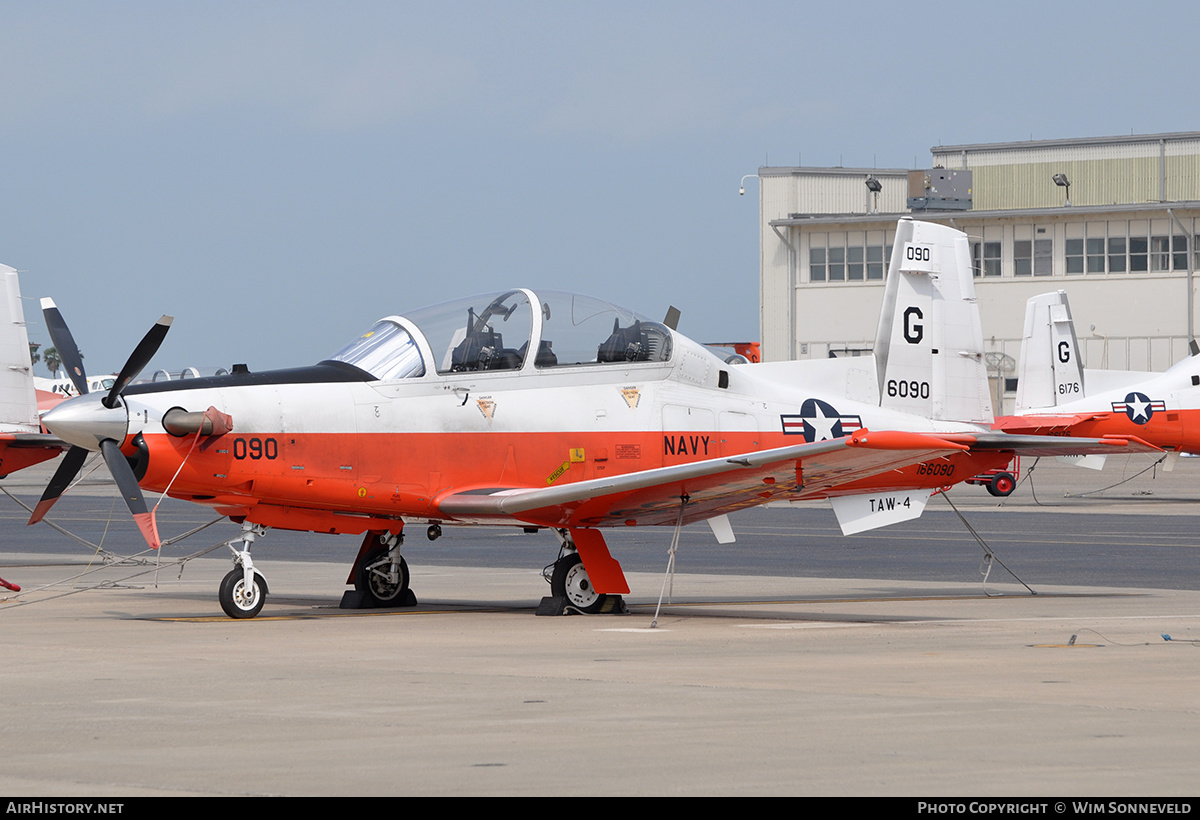 Aircraft Photo of 166090 / 6090 | Hawker Beechcraft T-6B Texan II | USA - Navy | AirHistory.net #693893