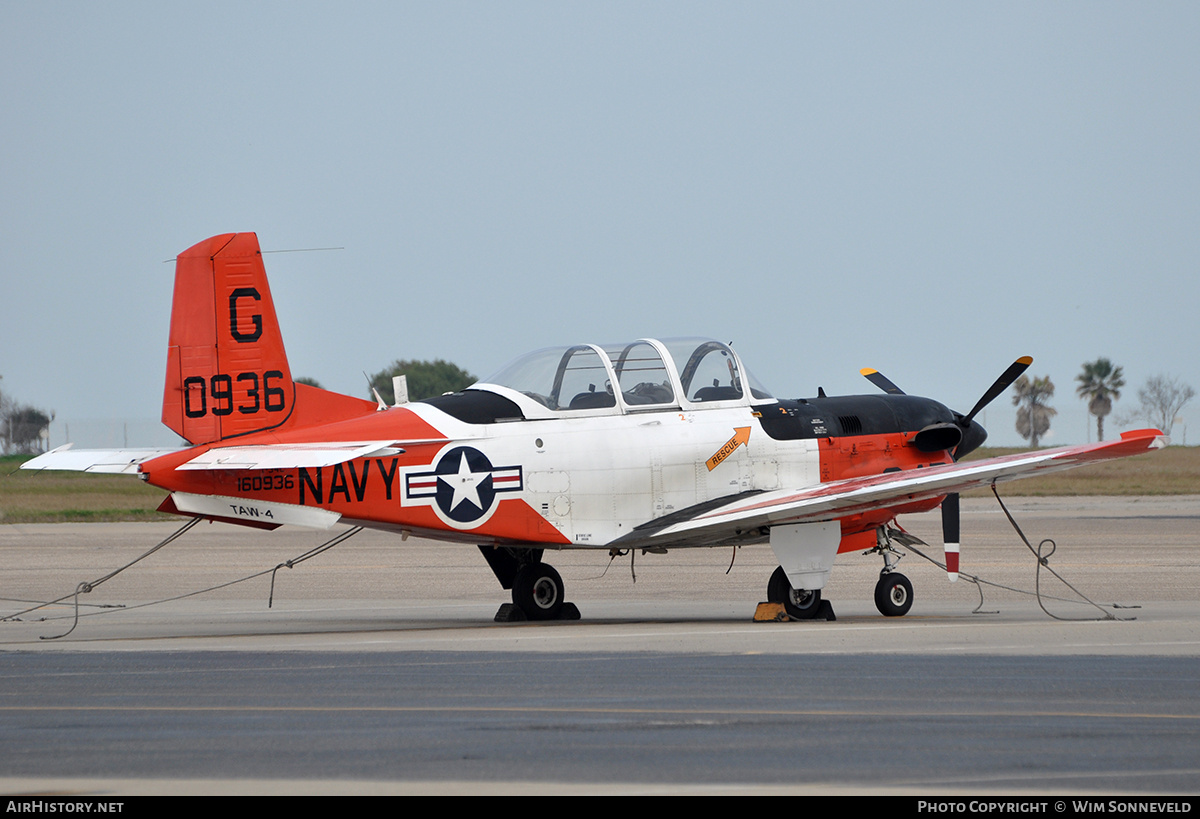 Aircraft Photo of 160936 | Beech T-34C Turbo Mentor | USA - Navy | AirHistory.net #693922