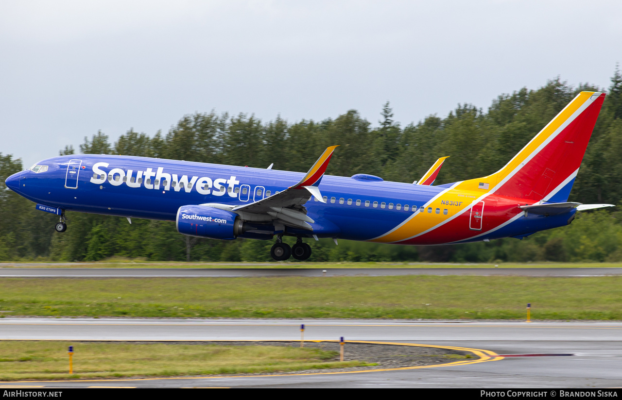 Aircraft Photo of N8313F | Boeing 737-8H4 | Southwest Airlines | AirHistory.net #693933