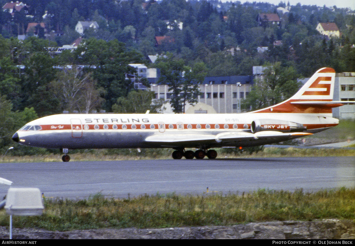 Aircraft Photo of OY-STI | Sud SE-210 Caravelle 10B3 Super B | Sterling Airways | AirHistory.net #693950