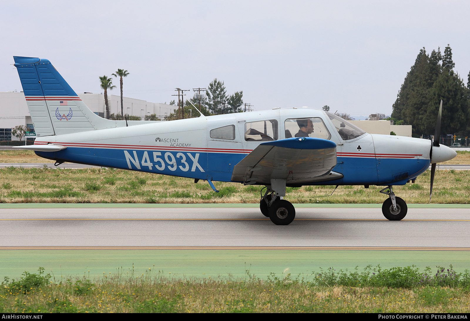 Aircraft Photo of N4593X | Piper PA-28-181 Archer II | Ascent Academy | AirHistory.net #694028