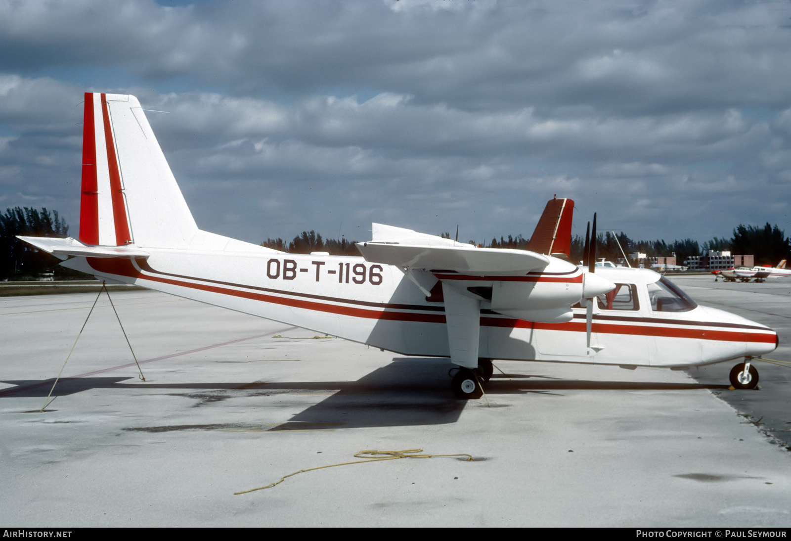 Aircraft Photo of OB-T-1196 | Britten-Norman BN-2A-27 Islander | AirHistory.net #694034