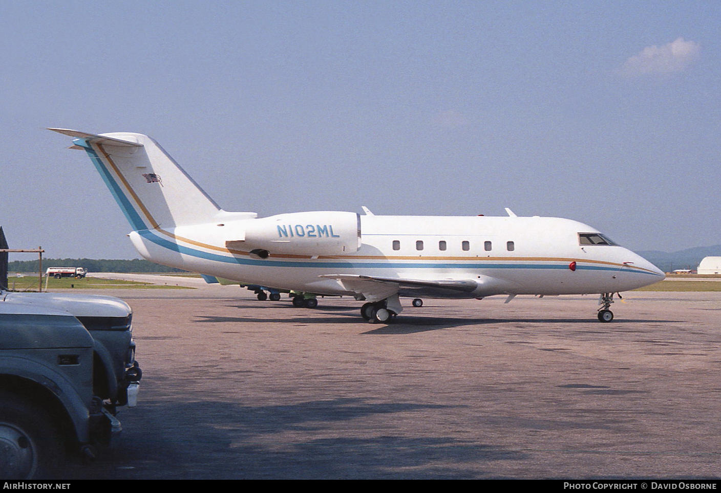 Aircraft Photo of N102ML | Canadair Challenger 600S (CL-600-1A11) | AirHistory.net #694038