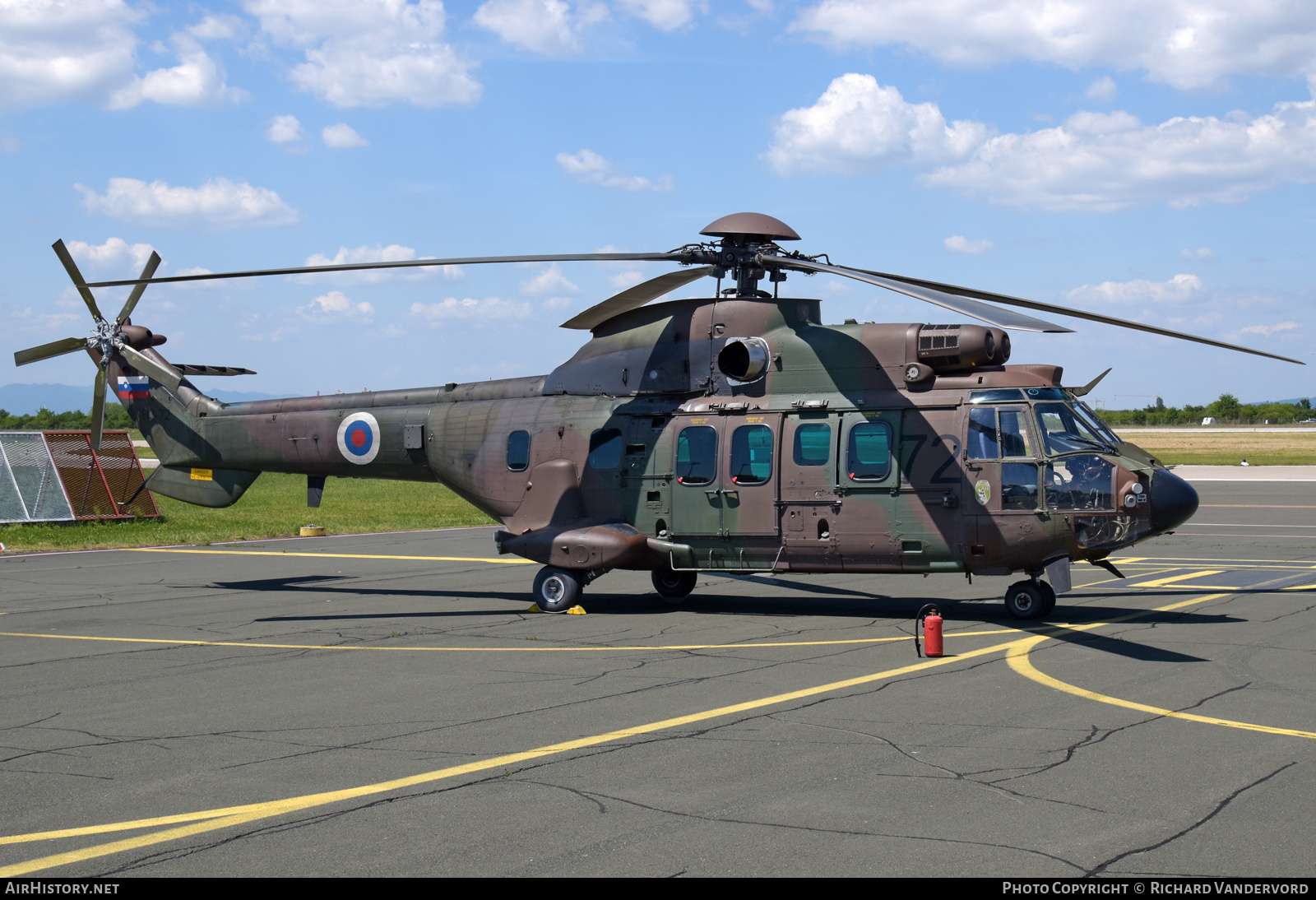 Aircraft Photo of H3-72 | Eurocopter AS-532AL Cougar | Slovenia - Air Force | AirHistory.net #694046