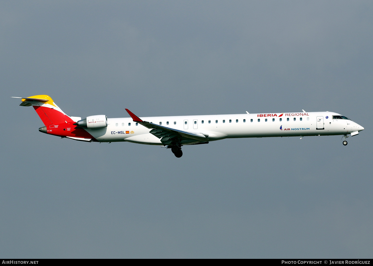 Aircraft Photo of EC-MSL | Bombardier CRJ-1000 (CL-600-2E25) | Iberia Regional | AirHistory.net #694058