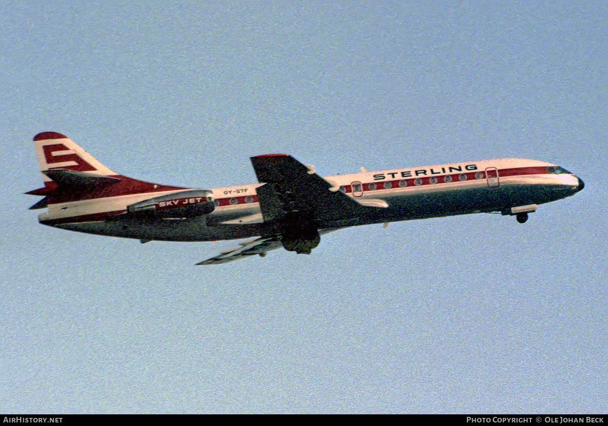 Aircraft Photo of OY-STF | Sud SE-210 Caravelle 10B3 Super B | Sterling Airways | AirHistory.net #694114