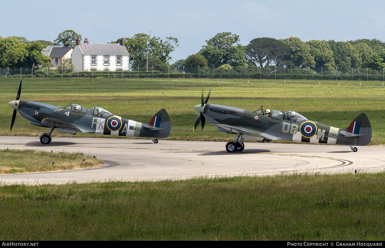 Aircraft Photo of G-CLXB / ML295 | Supermarine 509 Spitfire T9 | UK - Air Force | AirHistory.net #694126