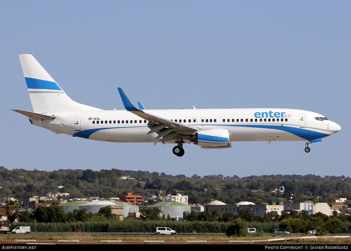 Aircraft Photo of SP-ESL | Boeing 737-86N | Enter Air | AirHistory.net #694141