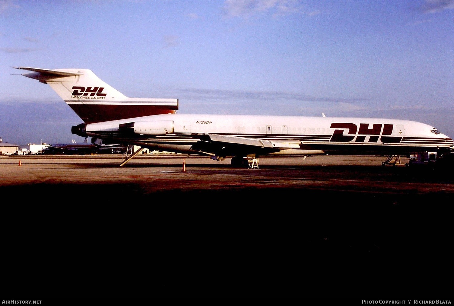 Aircraft Photo of N726DH | Boeing 727-228(F) | DHL Worldwide Express | AirHistory.net #694147