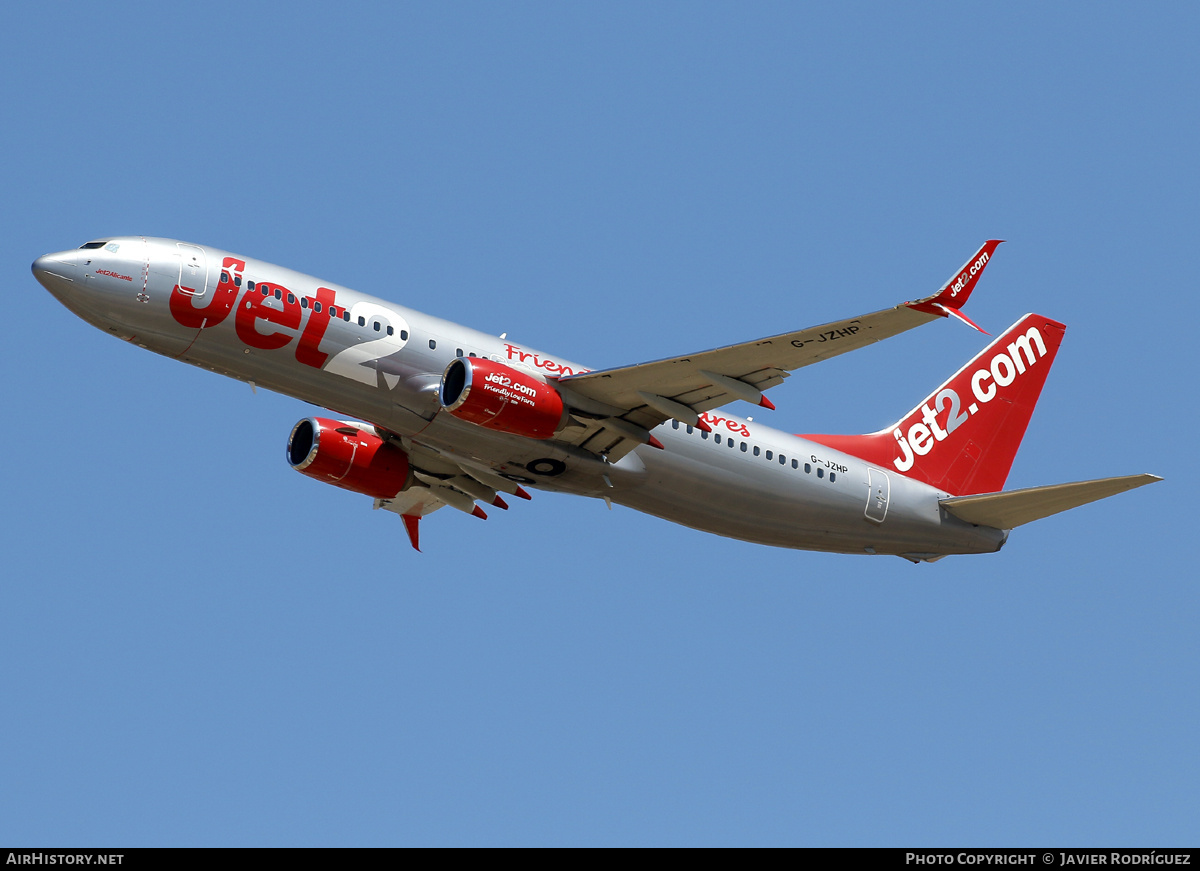 Aircraft Photo of G-JZHP | Boeing 737-800 | Jet2 | AirHistory.net #694180