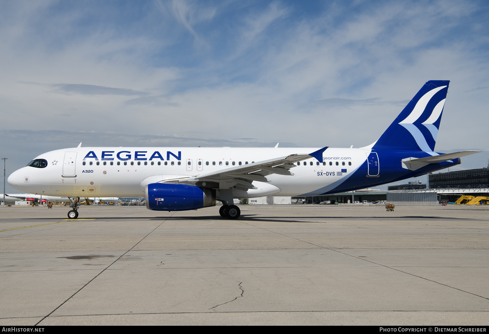 Aircraft Photo of SX-DVS | Airbus A320-232 | Aegean Airlines | AirHistory.net #694203