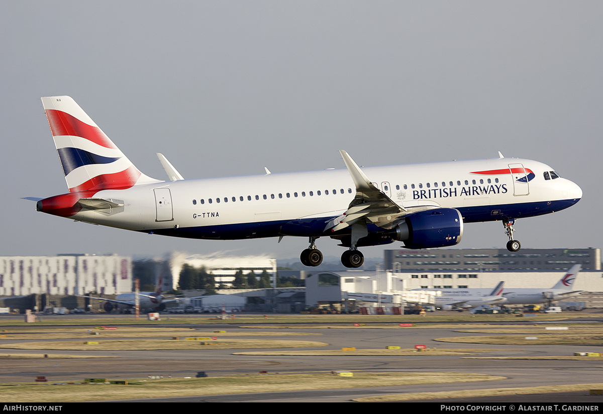 Aircraft Photo of G-TTNA | Airbus A320-251N | British Airways | AirHistory.net #694273