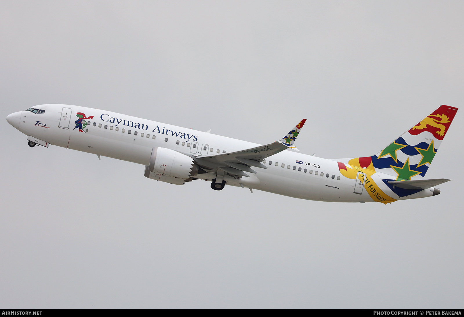 Aircraft Photo of VP-CIX | Boeing 737-8 Max 8 | Cayman Airways | AirHistory.net #694292