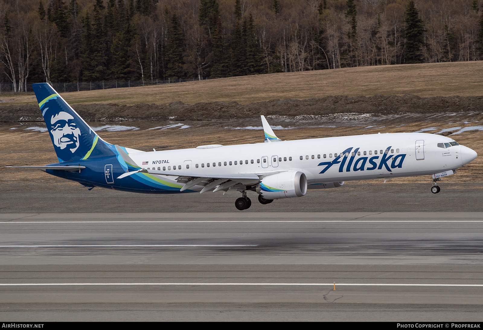 Aircraft Photo of N707AL | Boeing 737-9 Max 9 | Alaska Airlines | AirHistory.net #694334