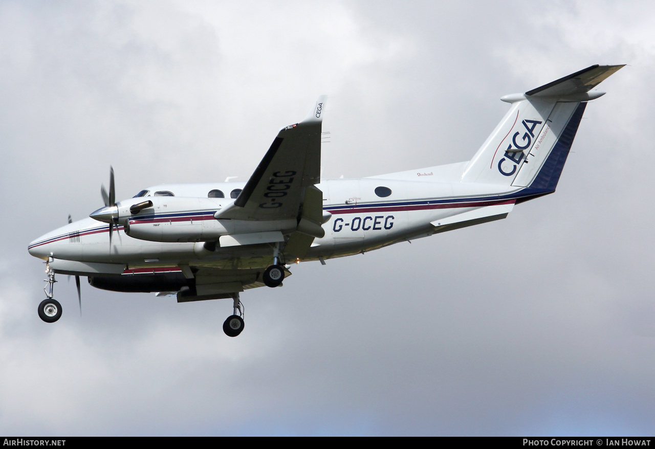 Aircraft Photo of G-OCEG | Beech 200 Super King Air | Cega Air Ambulance | AirHistory.net #694344