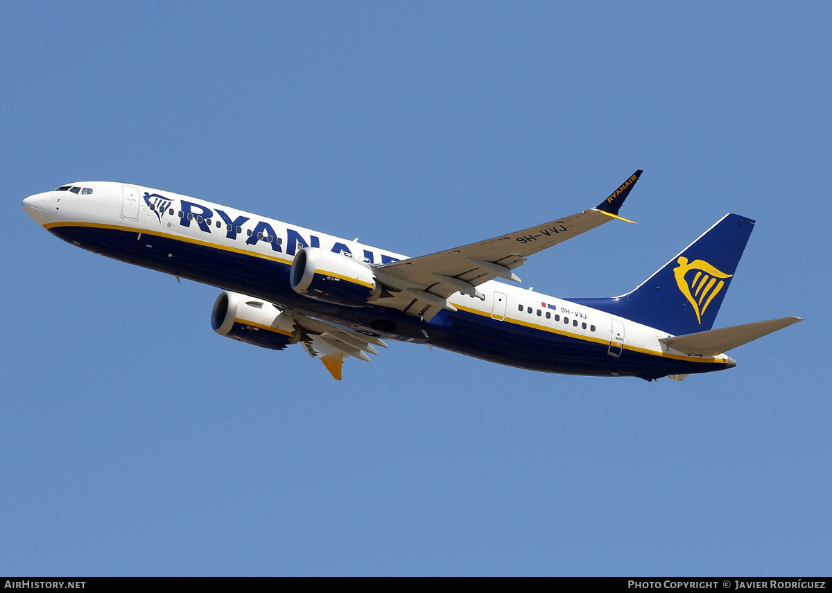 Aircraft Photo of 9H-VVJ | Boeing 737-8 Max 8 | Ryanair | AirHistory.net #694346