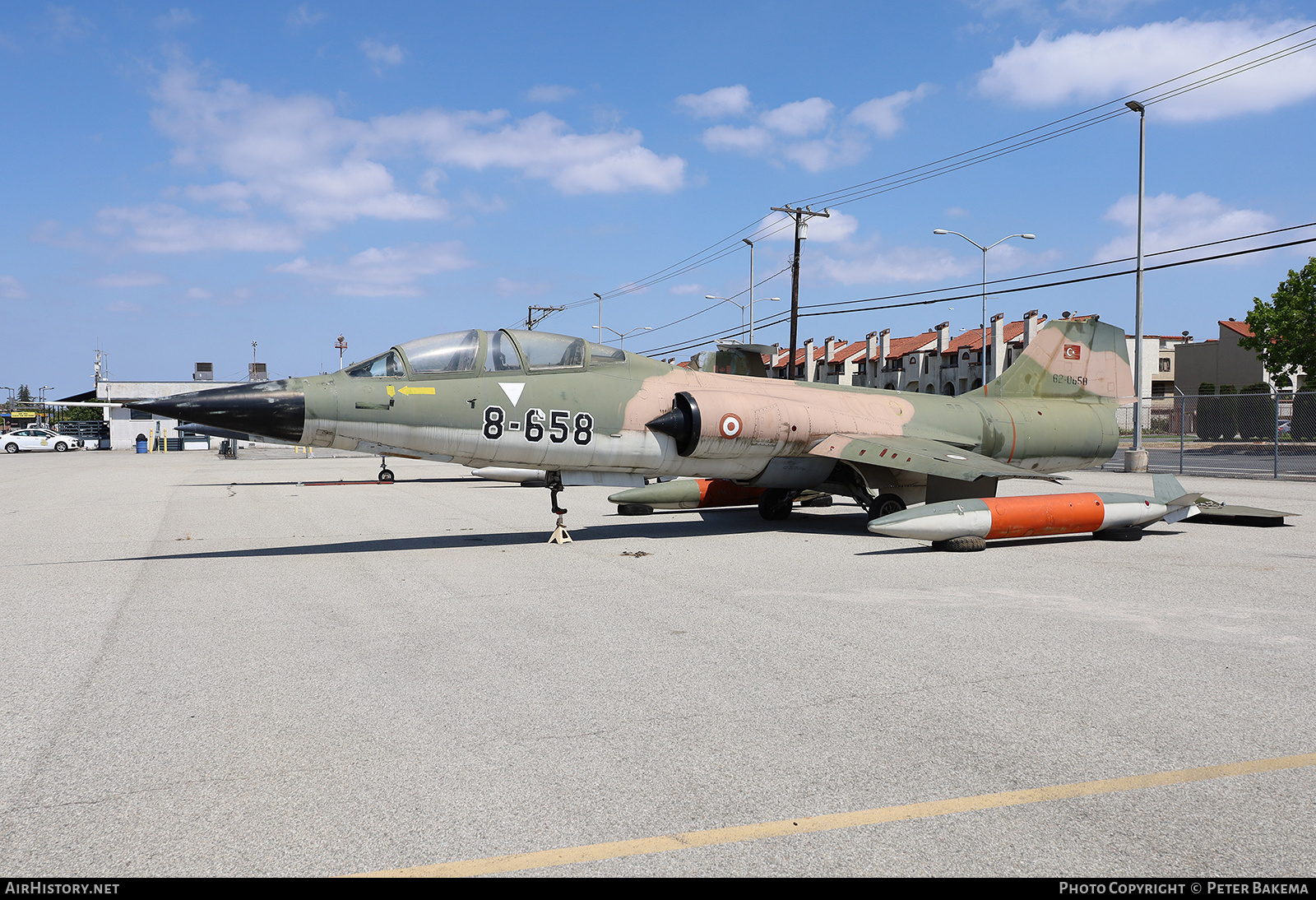 Aircraft Photo of 62-0658 | Lockheed CF-104D Starfighter Mk.2 | Turkey - Air Force | AirHistory.net #694349