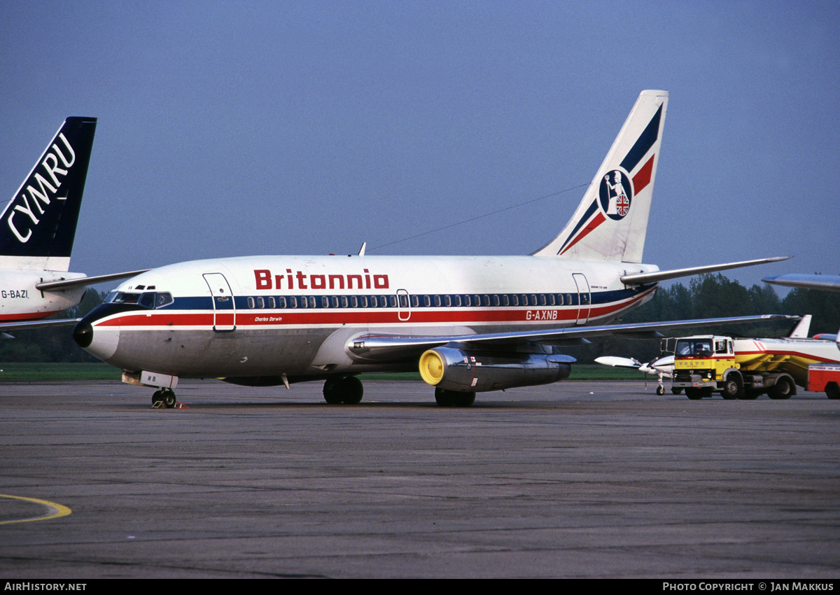 Aircraft Photo of G-AXNB | Boeing 737-204C | Britannia Airways | AirHistory.net #694350