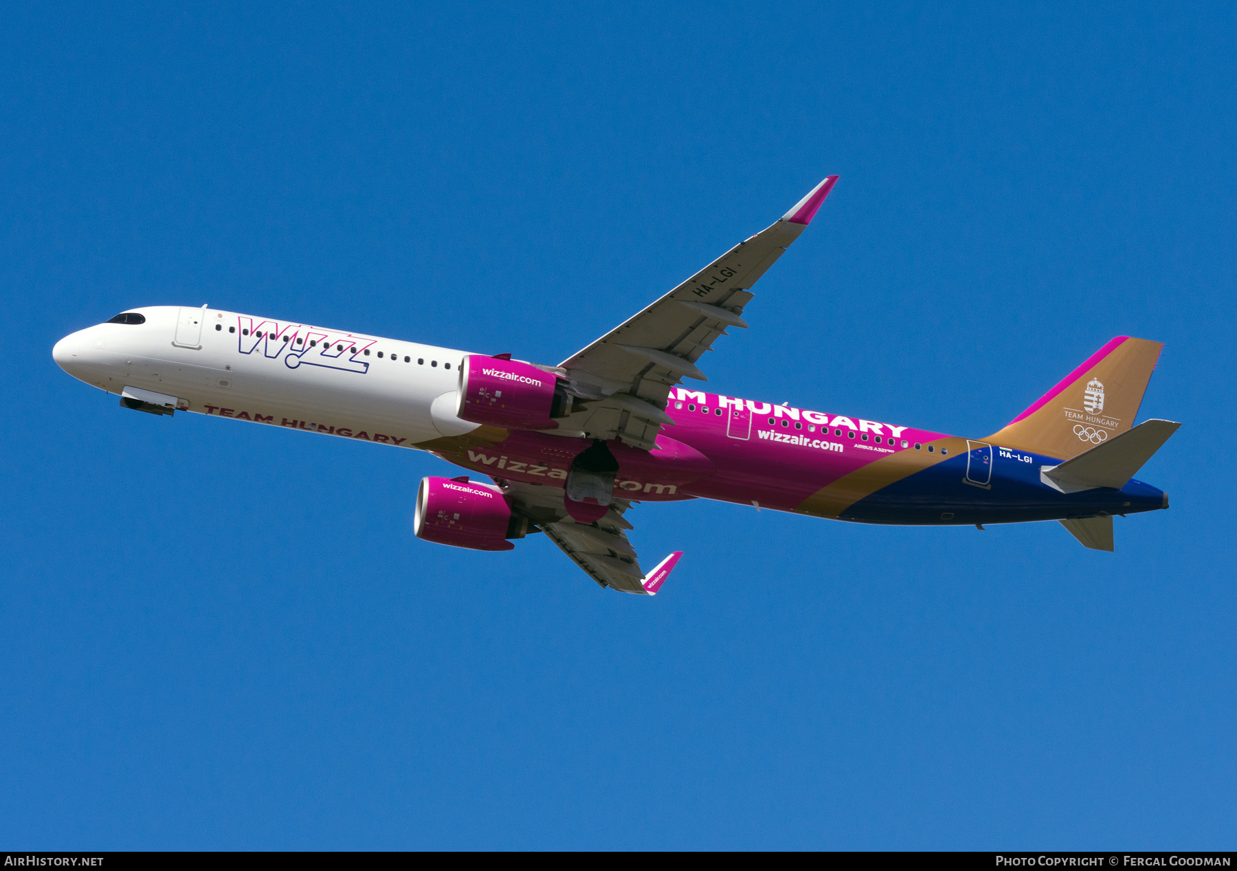 Aircraft Photo of HA-LGI | Airbus A321-271NX | Wizz Air | AirHistory.net #694358
