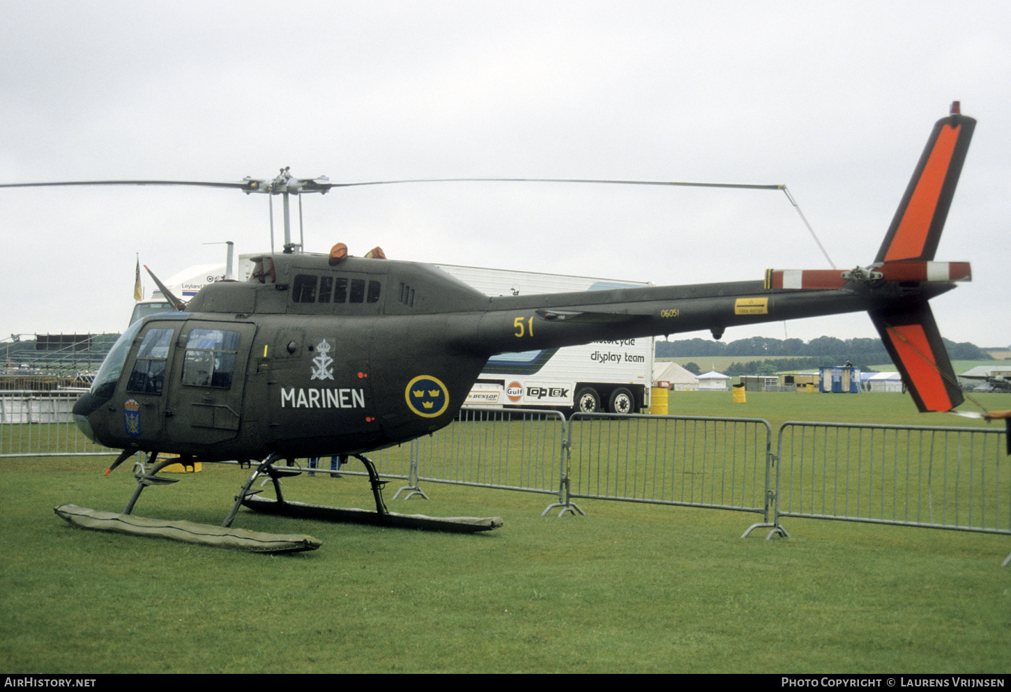Aircraft Photo of 06051 | Bell Hkp6B JetRanger (AB-206A) | Sweden - Navy | AirHistory.net #694395