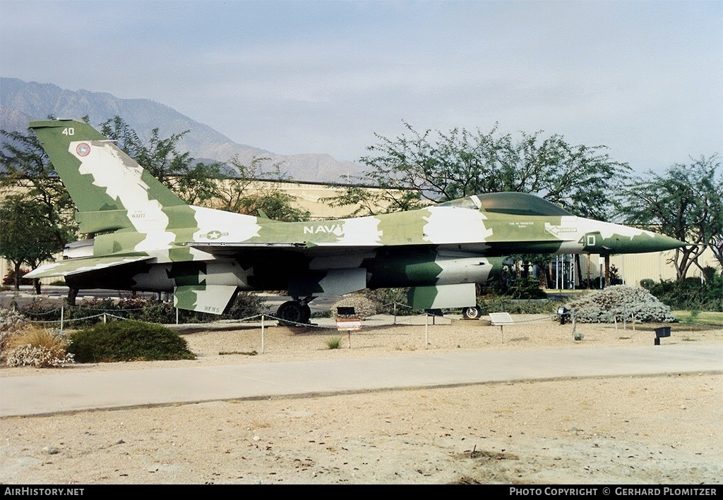 Aircraft Photo of 163277 | General Dynamics F-16N Fighting Falcon | USA - Navy | AirHistory.net #694496