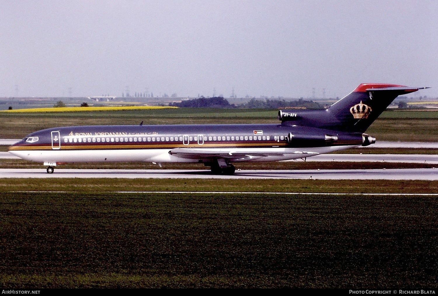 Aircraft Photo of JY-AFV | Boeing 727-2D3/Adv | Royal Jordanian Airlines | AirHistory.net #694511