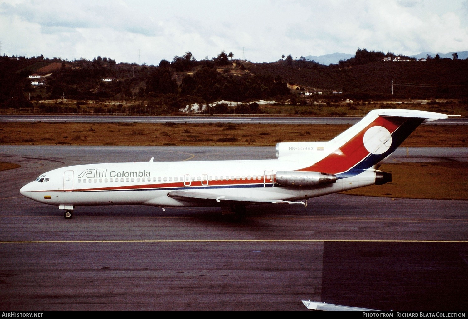 Aircraft Photo of HK-3599X | Boeing 727-46 | SAM - Sociedad Aeronáutica de Medellín | AirHistory.net #694516