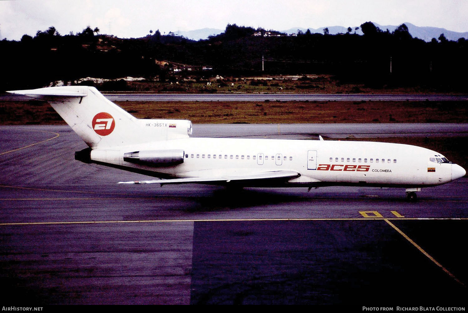 Aircraft Photo of HK-3651X | Boeing 727-77 | ACES - Aerolíneas Centrales de Colombia | AirHistory.net #694517