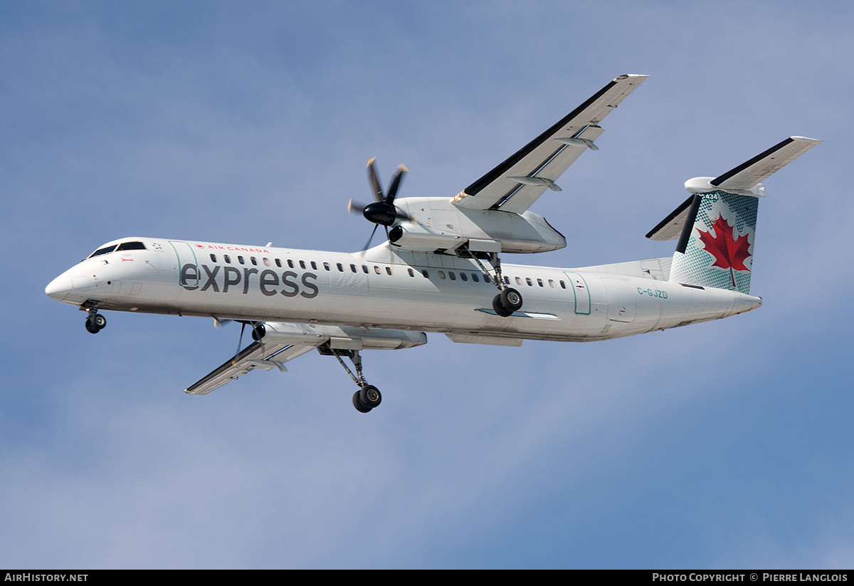 Aircraft Photo of C-GJZD | Bombardier DHC-8-402 Dash 8 | Air Canada Express | AirHistory.net #694565
