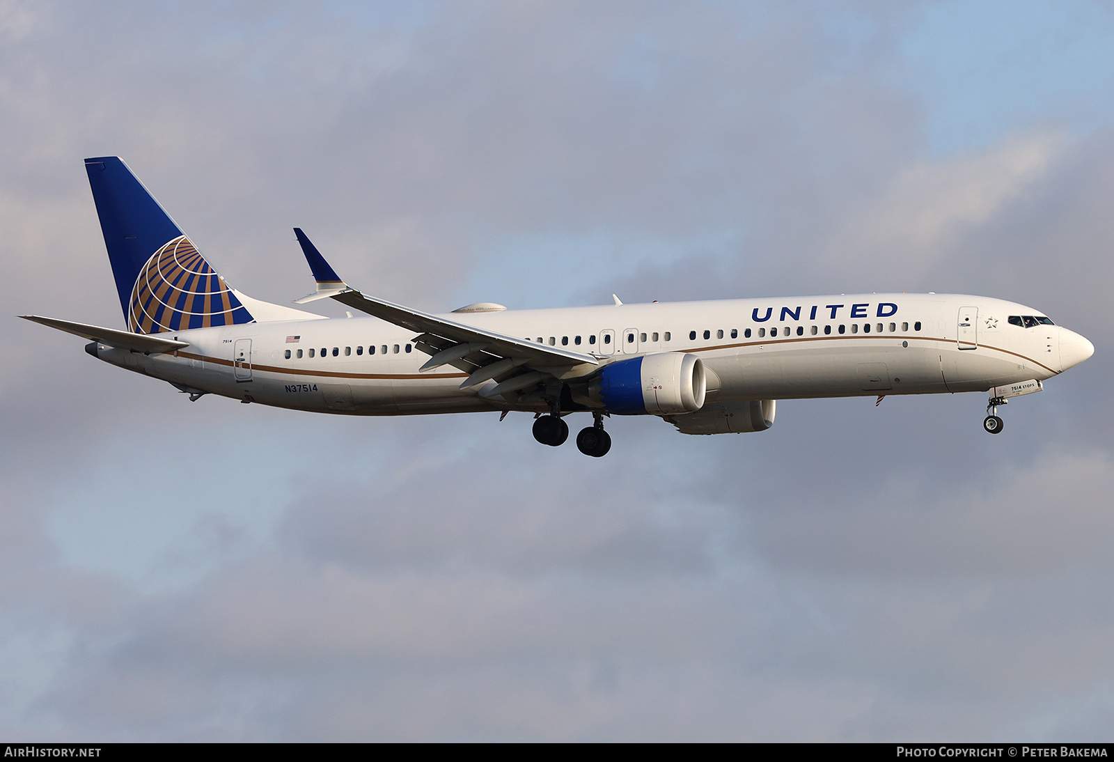 Aircraft Photo of N37514 | Boeing 737-9 Max 9 | United Airlines | AirHistory.net #694703