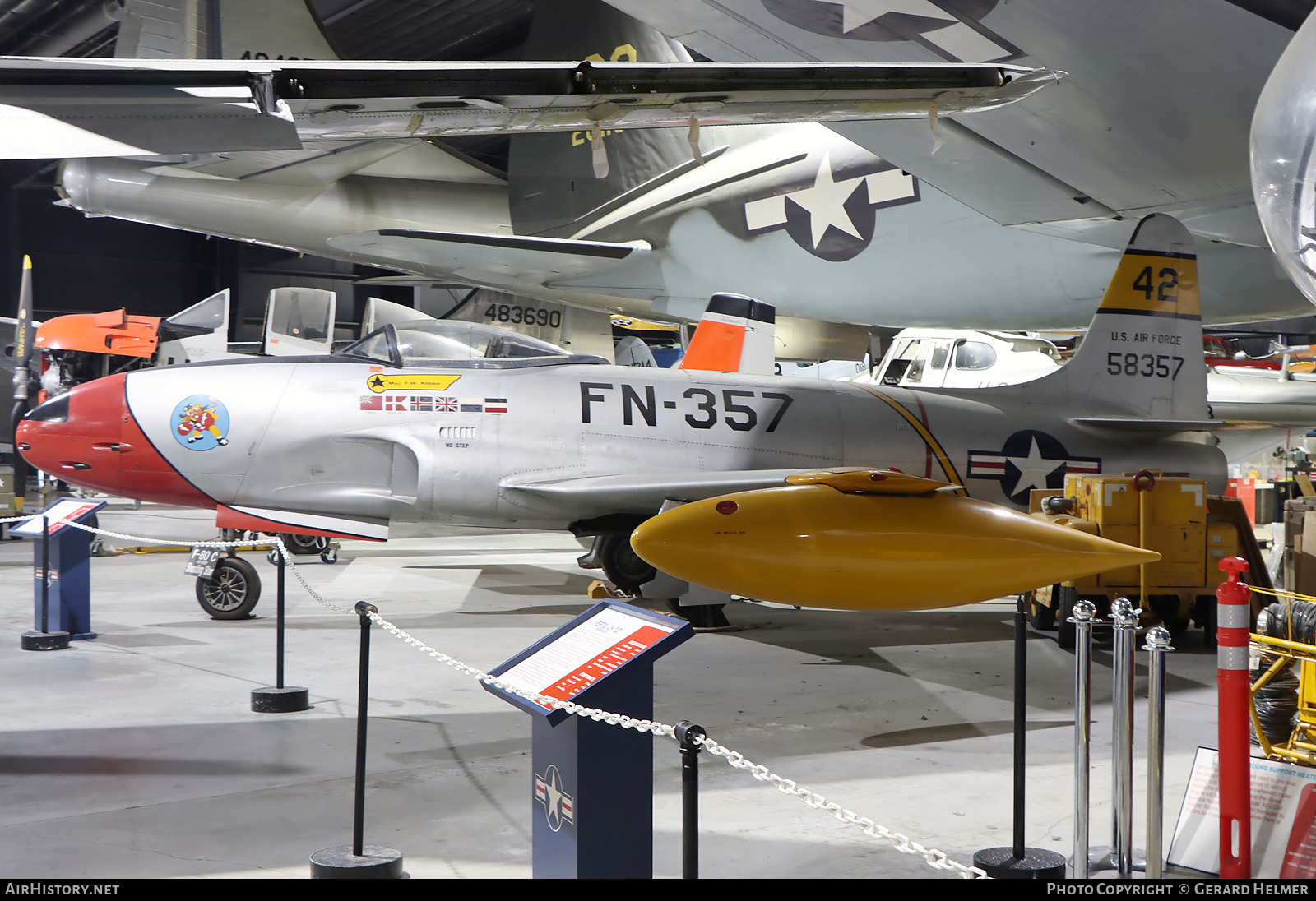 Aircraft Photo of 45-8357 / 58357 | Lockheed F-80C Shooting Star | USA - Air Force | AirHistory.net #694762