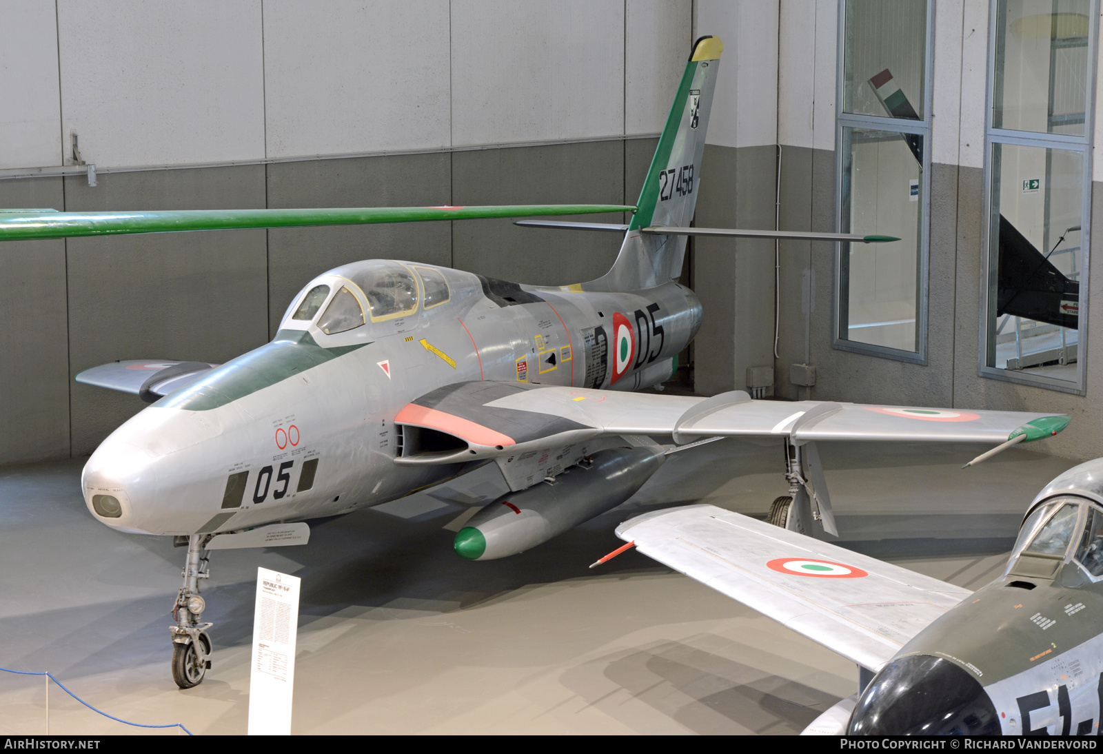 Aircraft Photo of MM52-7458 | Republic RF-84F Thunderflash | Italy - Air Force | AirHistory.net #694772