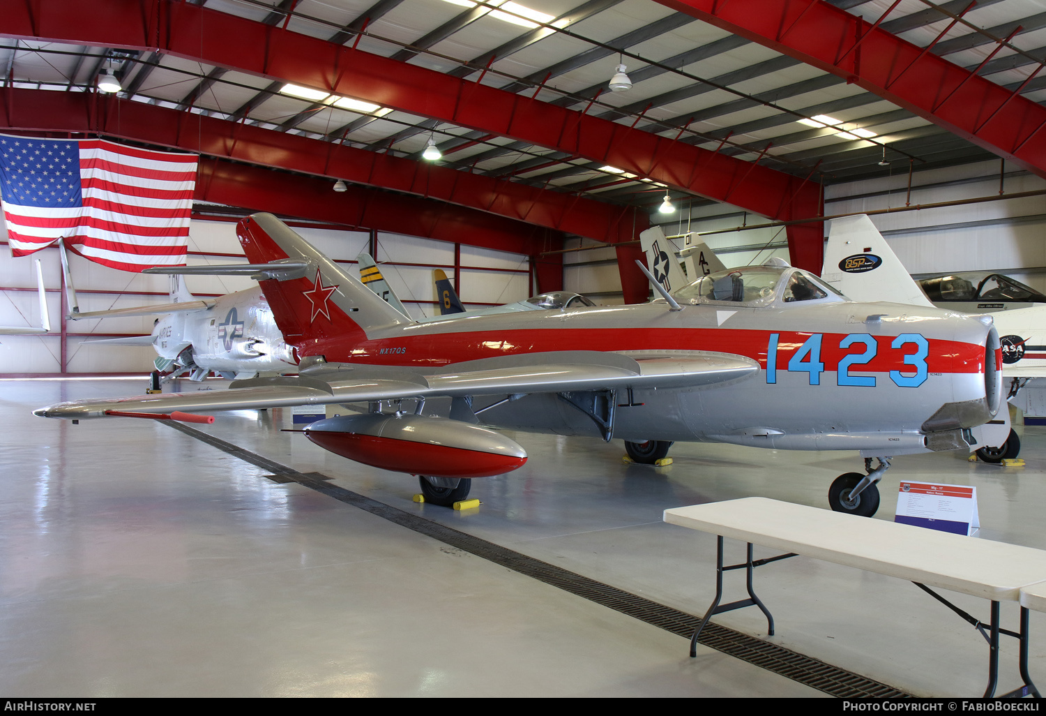 Aircraft Photo of N17QS / NX17QS / 1423 | Mikoyan-Gurevich MiG-17F Fresco | AirHistory.net #694788