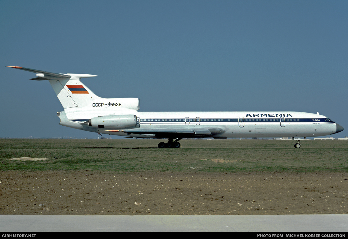 Aircraft Photo of CCCP-85536 | Tupolev Tu-154B-2 | Armenian Airlines | AirHistory.net #694837